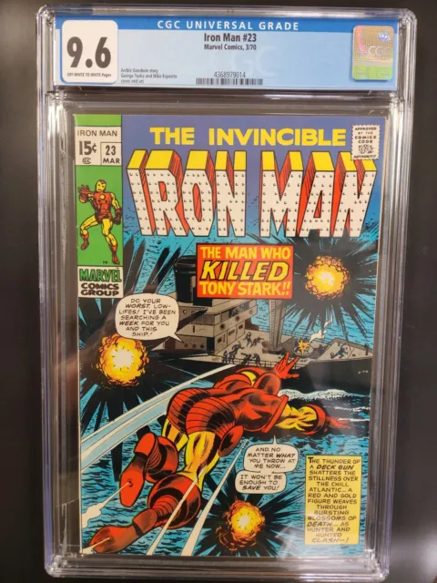 Iron Man #23 CGC GRADED 9.6 - Only 43 Books Graded 9.6 Or Higher On CGC Census