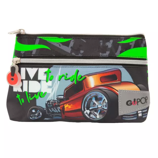 Astuccio Maxi Bustina 2 Zip Go Pop Monster Truck