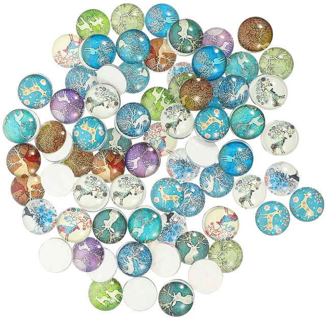 100 Pcs Leuchtender Edelstein-Patch Edelsteine ​​aus Glas Ohrringe