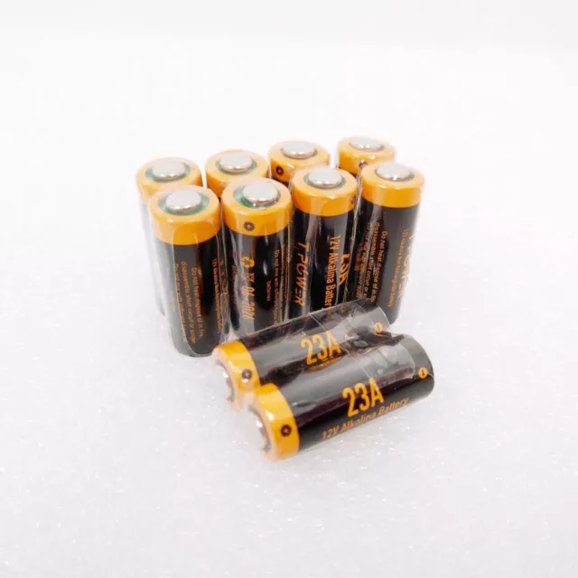 10x A23 23A Alkaline Remote Batteries 12V LRV08 MN21 23A battery