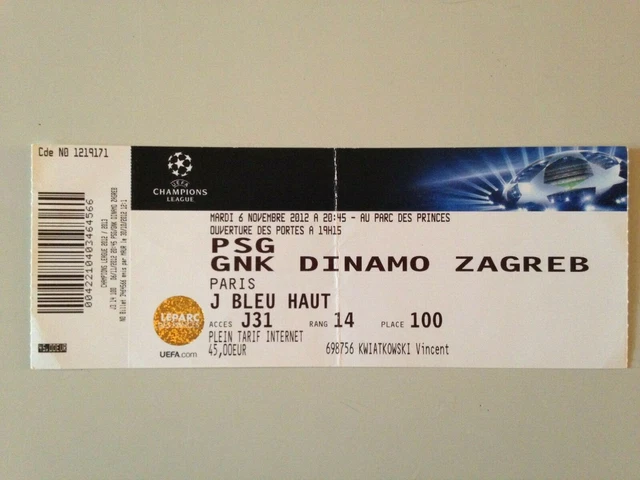 Paris.canal-historiquele match du jour, 9 avril 2009 : PSG-Dynamo Kiev