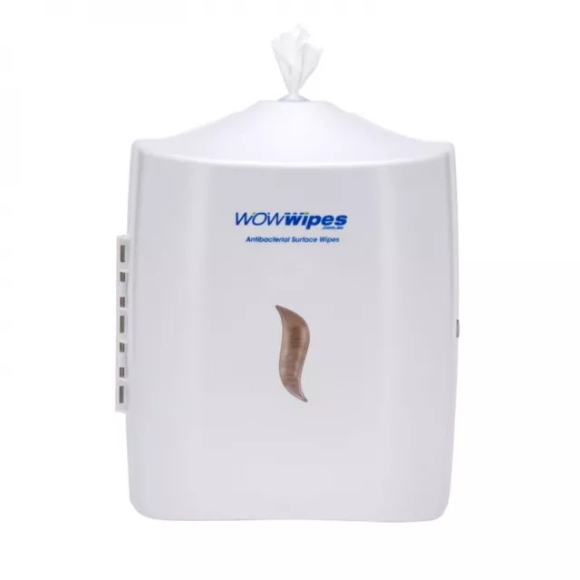 Presale Wow Wipes Antibacterial Wall Mounted Wipes Dispenser - White