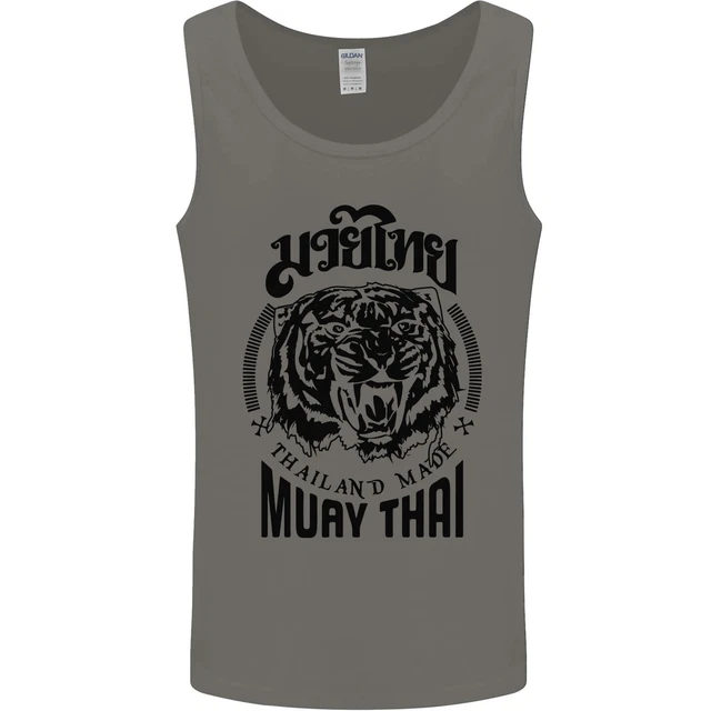 Muay Thai Fighter Warrior MMA Martial Arts Mens Vest Tank Top