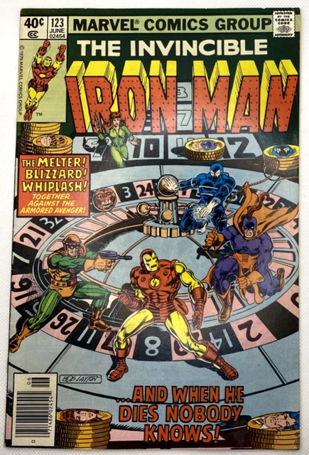 Iron Man #123 1979 Alcoholism storyline begins Fine/Very Fine Demon In A Bottle