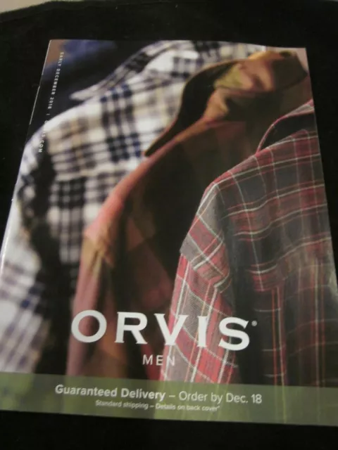 Orvis Men Catalog Look Book Early December 2018 Brand New