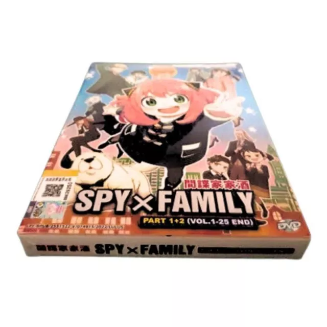 DVD - Complete Series Spy x Family Season 1+2 - Epi 1-25 End - English  Dubbed