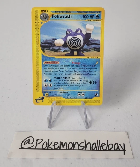 Poliwrath 077/128 1st Edition e Series Pokemon Card Japanese Poliwrath 077/128 1st Edition e Series Pokemon Card Japanese