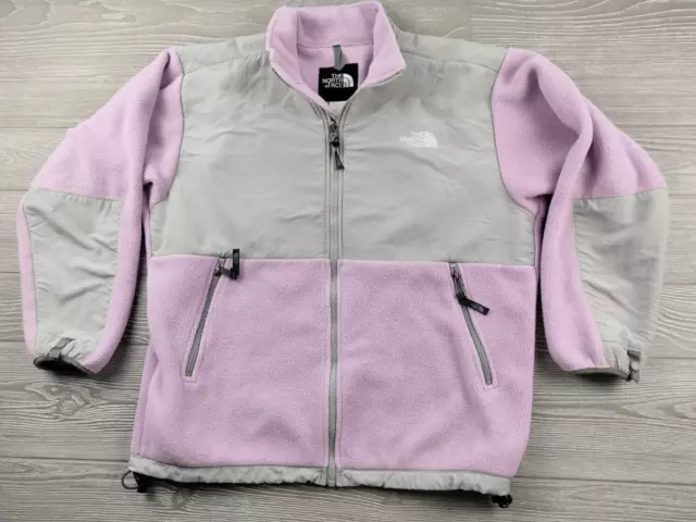 The North Face Denali Jacket Youth Girls XL Pink Long Sleeve Full Zip