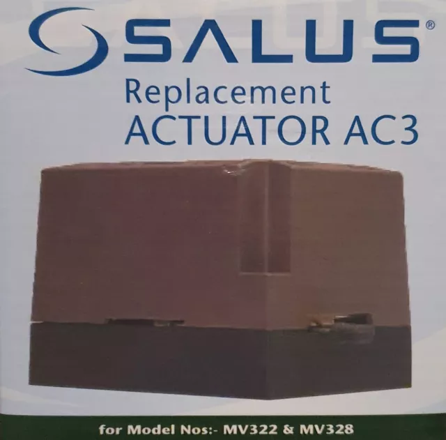 BNIB Salus AC3 Replacement Actuator (for MV322 And MV328) Motorised Valve