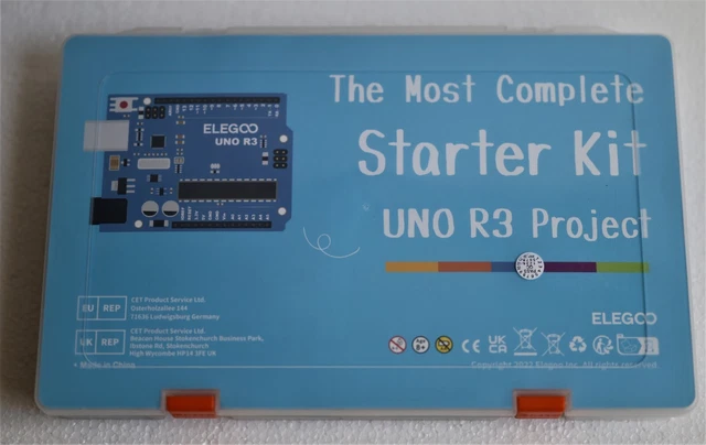 ELEGOO ARDUINO UNO R3 Project MOST COMPLETE STARTER KIT (open box) $25. ...