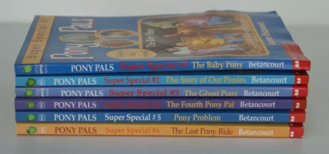 Pony Pals Jeanne Betancourt Super Special Books X 6 #1-6