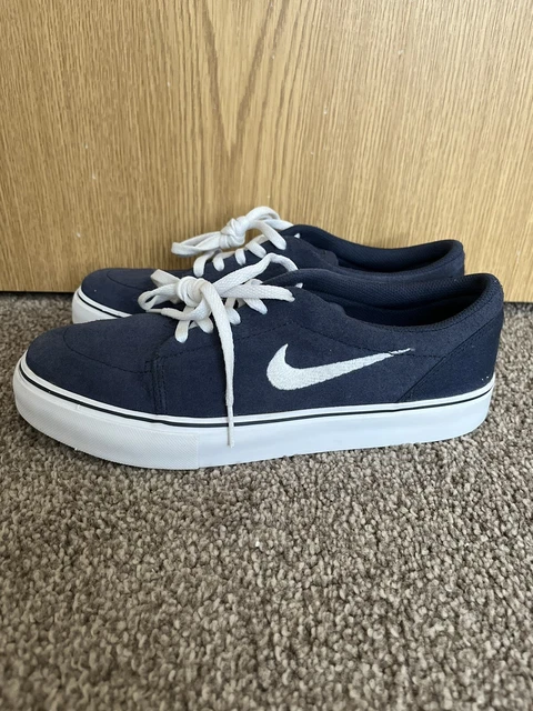Nike SB blu pelle scamosciata bassa Janoski / satira skateboard trainer uk 5,5 in perfette condizioni