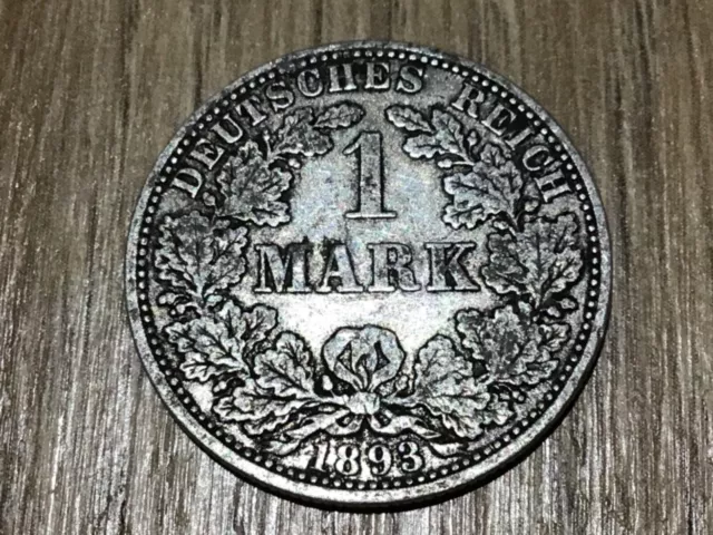 1 Mark Kaiserreich 1891 - 1916 J.17 großer Adler