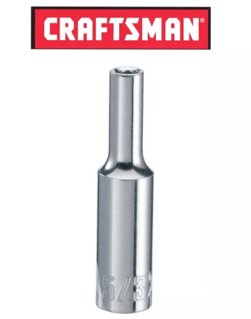 New Craftsman Socket CMMT 1/4 Drive Shallow Deep 6 pt Metric / Inch Choose Size