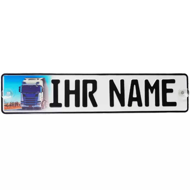 LED - Schild mit 5 Zeichen - Namenschild für LKW-Fahrer