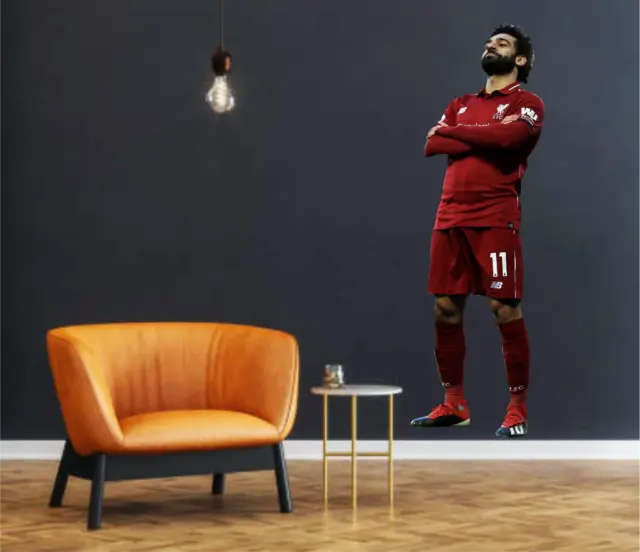 MO SALAH Wall Art Sticker in Full Colour, Decal, Mural - in 4 x great sizes