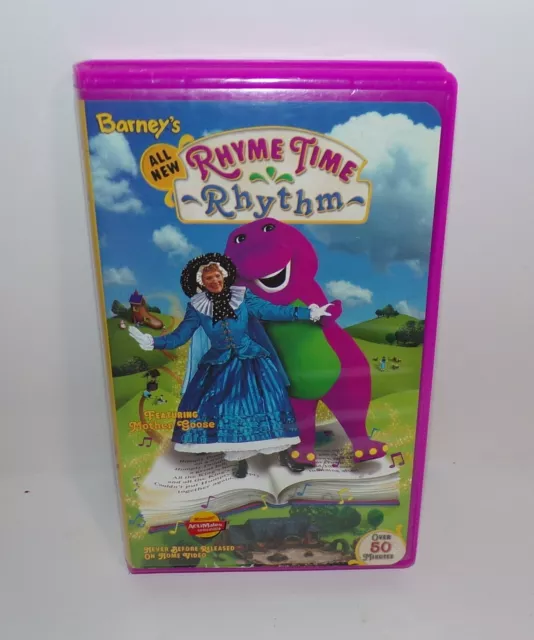Barney Rhyme Time Rhythm Vhs Video Tape 1999 Mother Goose 9 62 Barney Rhyme Time Rhythm Vhs Video Tape 1999 Mother Goose 9 62