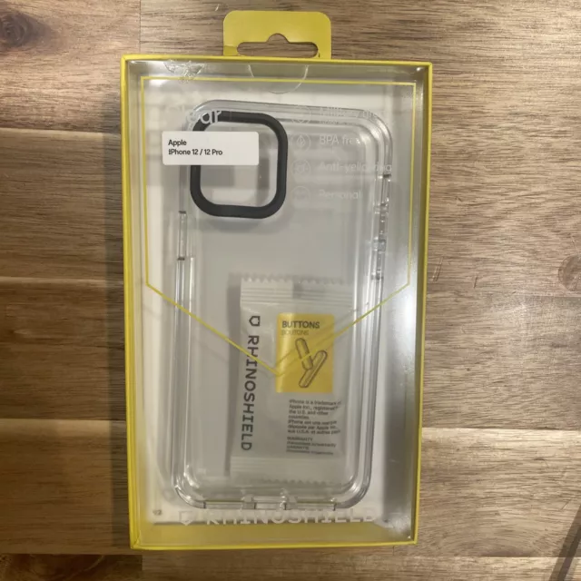 RhinoShield Clear Compatible iPhone 12 / 12 pro - NEUF