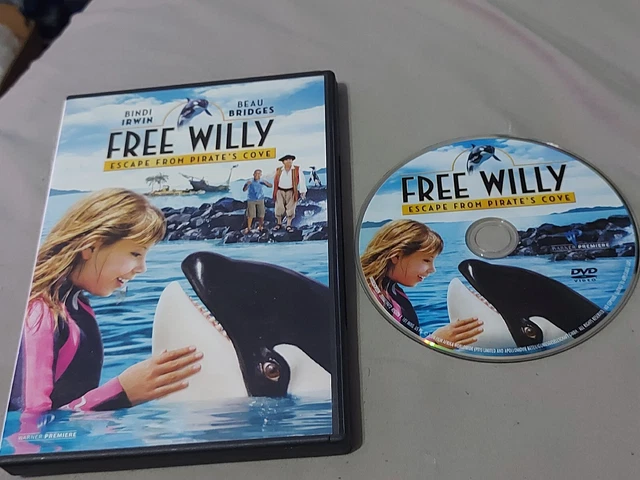 FREE WILLY: ESCAPE From Pirate #39 s Cove (Dvd 2010) Beau Bridges Bindi