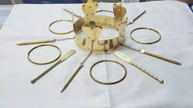 Herramientas de Oshun Ochun Tools Corona Crown Osha Ifa - Yoruba Santeria Ifa