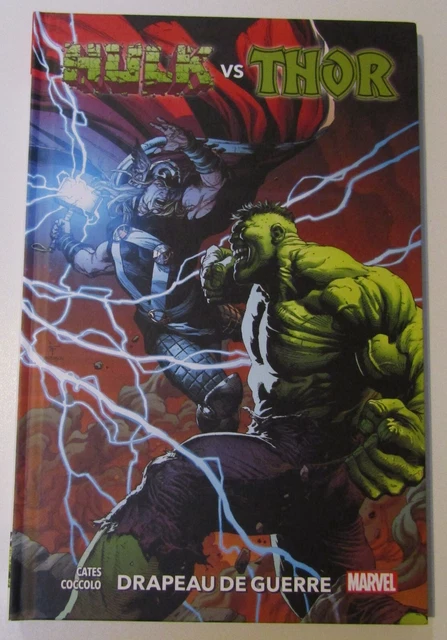 Hulk Vs Thor "Drapeau de Guerre" 100% Marvel (Cates / Coccolo) Jan 2023 Panini