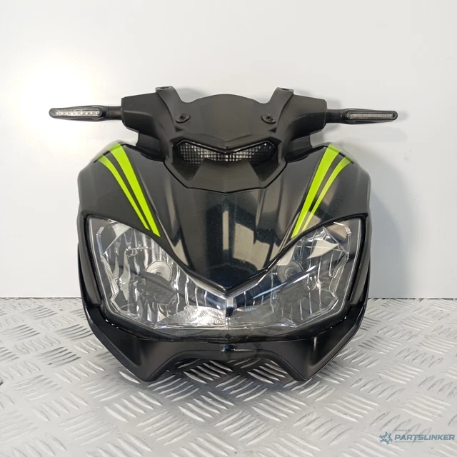 Grille De Phare Pour Kawasaki Z900 2020-2024 - Look Fibre De Carbone, Protection Et Style
