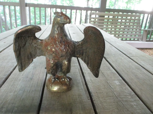Antique Revolutionary / Civil War dug EAGLE FLAGPOLE TOPPER battlefield relic