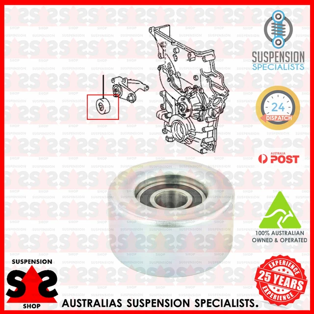 thumbnail image 2 of Meyle 014 009 0070 Tensioner Pulley - V-Ribbed Belt, 70mm OD, 17mm ID 2 of 5