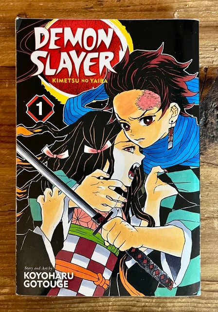 Demon Slayer Manga Volume 1 Kimetsu no Yaiba English Koyoharu Gotouge Free Ship