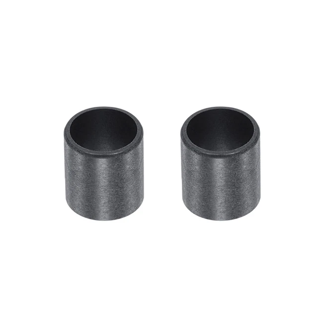 Manicotto Cuscinetti 10mm Alesaggio 12mm DE 12mm Lunghezza Nero 2pz