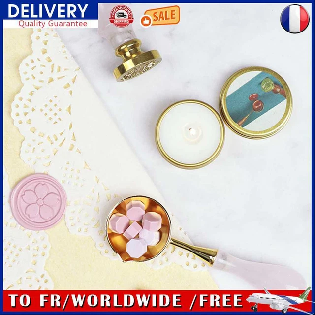 Crystal Handle Wax Stamping Spoons Anti-Hot Wax Melting Spoon DIY Craft Supplies