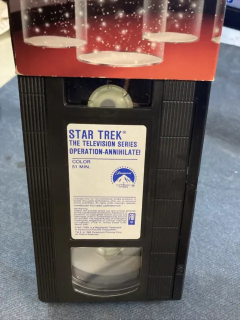 STAR TREK TOS : Episode 29 Operation Annihilate! (VHS, 1989) $4.99 ...