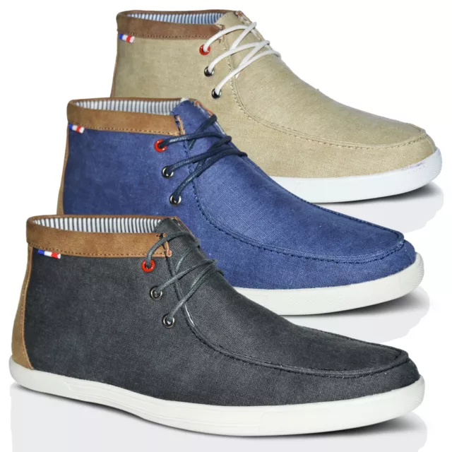 MENS CHUKKA BOOTS Desert Casual Ankle Boot Shoes Navy Blue UK Size 6 7 ...