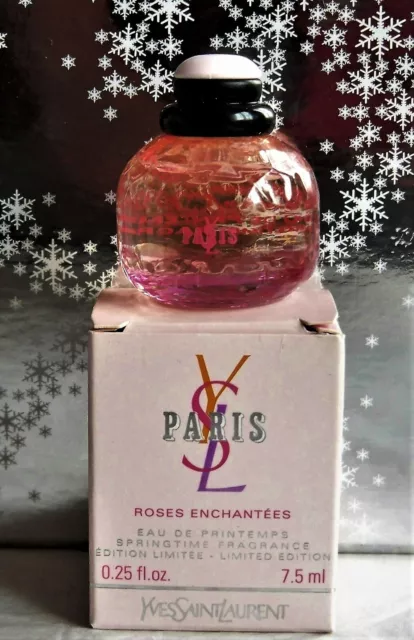 Miniature parfum "PARIS ROSES ENCHANTEES" YSL (TRES RARE)