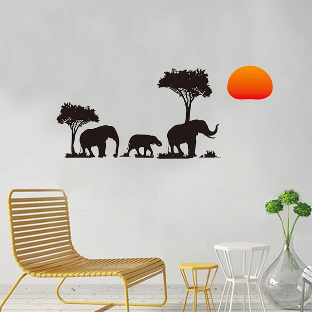 3D soleil d'hiver H8 papier peint peinture murale autocollant amovible