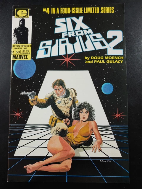 ⭐️ SIX From SIRIUS 2 #4 (of 4, vol 2)(1986 EPIC / MARVEL Comics) VF Book
