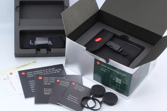 [Top MINT/ Box] Leica Ultravid 8x32 Plus Binoculars 40258 Black From JAPAN