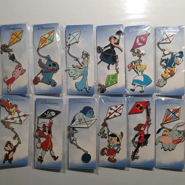 DISNEY PINS KITE SERIES Disneyland Paris LE 700 full set EUR 550,00