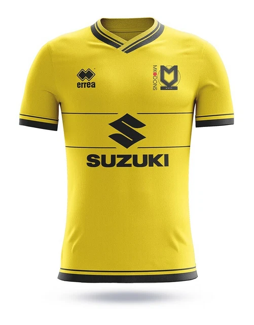 Maillot De Foot Milton Keynes Dons Errea Noir - Taille M Homme - Occasion