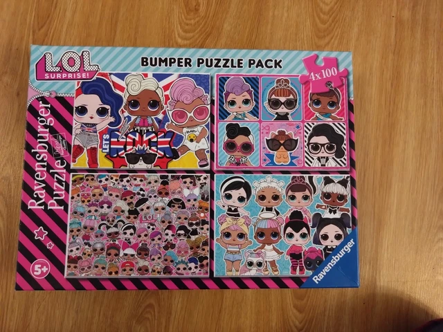 Ravensburger Bumper Pack 4 Puzzle Da 100 Pezzi - Piccoli Gatti, Per Bambini 5+ Anni