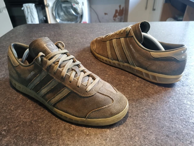 adidas khaki hamburg trainers