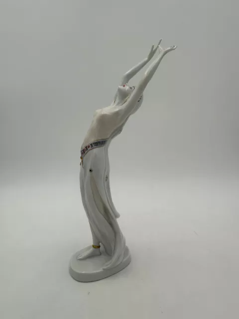 Rosenthal - alte Porzellanfigur, Nubische Tänzerin, Berthold Boehs , 1.W, 25,5cm