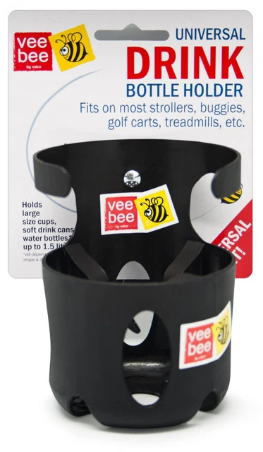 VeeBee Universal Drink Bottle Holder (Black ) - 1.5 Litres