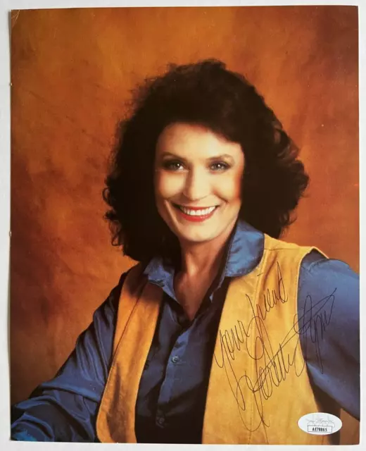 Loretta Lynn REAL hand SIGNED 8x10" Promo Photo JSA COA Autographed