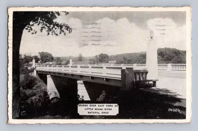 Little Miami River Bridge BATAVIA Ohio Vintage Clermont County Postcard Cover