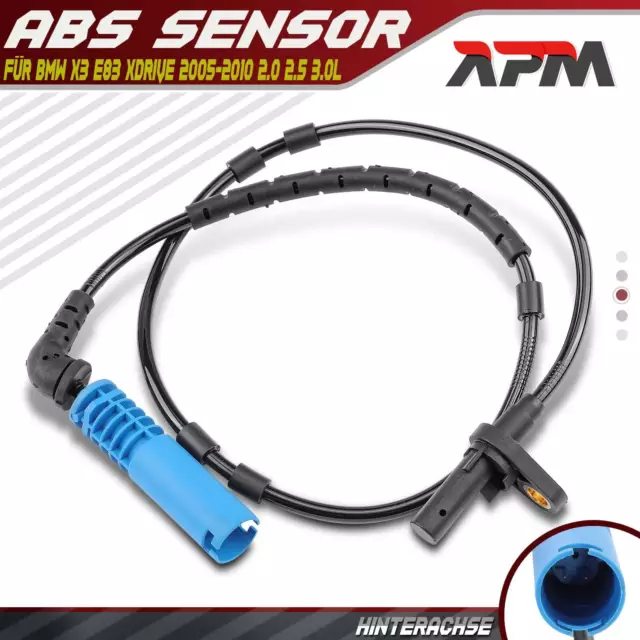 ABS Sensor Hinten für BMW X3 E83 xDrive BJ 2005-2010 2.0L 2.5L 3.0L 34523405907