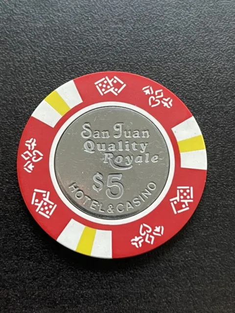 $5 San Juan Quality Royale San Juan Puerto Rico Casino Chip
