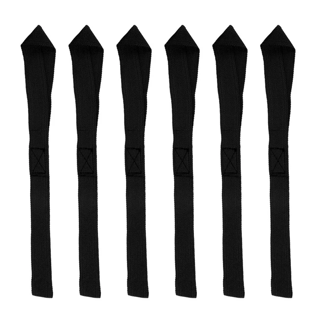6Pz Nero2.5X30.5Cm Cargo Cinta Cerchio Cinturino Per Motocicletta