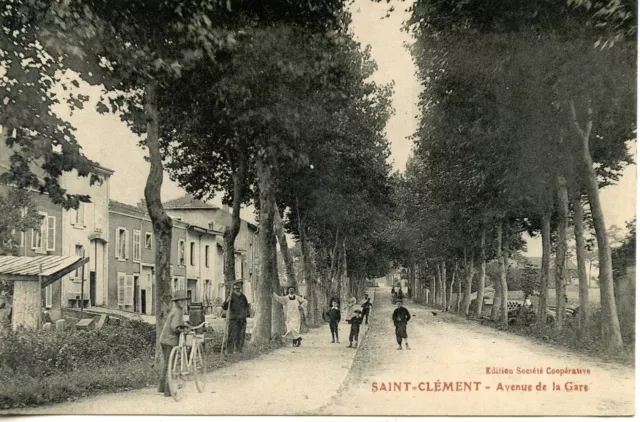 Postcard / Saint Clement Avenue De La Gare