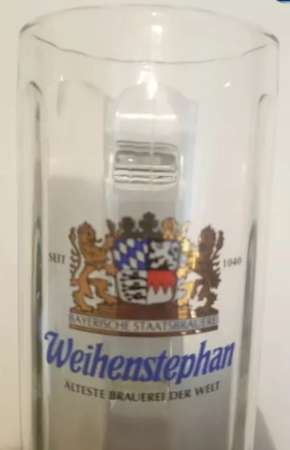 Weihenstephan Beer Stein Bier Glass Glas German made by Rastal 3